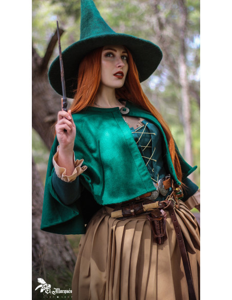 Læderholder til tryllestave til...