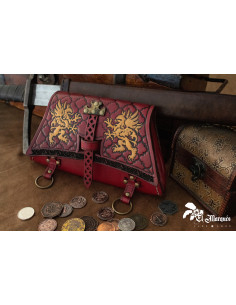 Bolsa Imperial Deluxe en cuero repujado