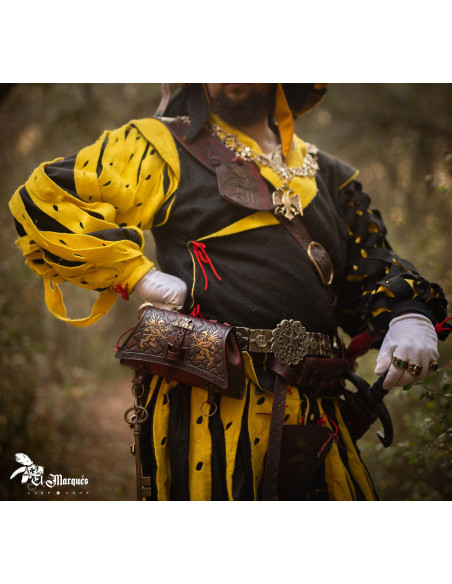 Imperial Deluxe Tas in geperst leer