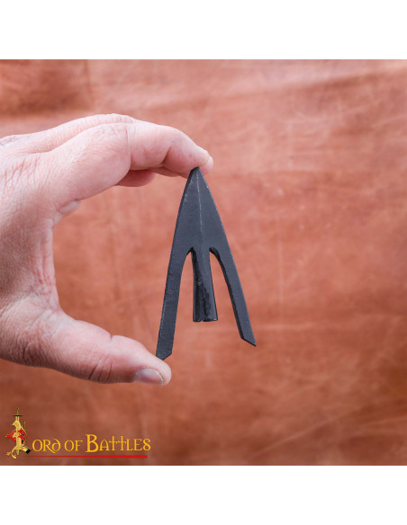 Middelalderspilspids, svalehaler, med...