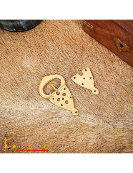 Vikingebæltespænde med keltiske knuder