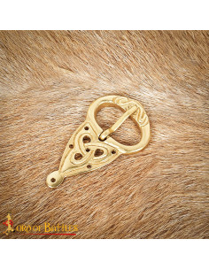 Vikinger-Gürtel Schnalle mit keltischen Knoten