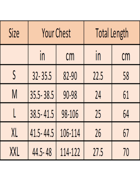 Ærmeløs middelalder skjorte i rå farve