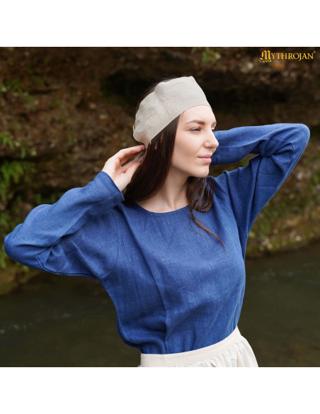 Bandana medieval dama en crudo