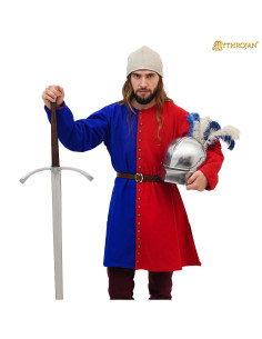 Gepolsterte Kappe für mittelalterliche Helme - Beige 2