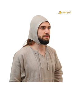 Crespina Medieval en lino, color Beige (siglos XIII-XV) 2