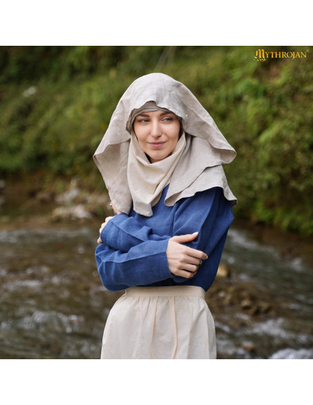 Middeleeuwse sluier verlichte maagd...