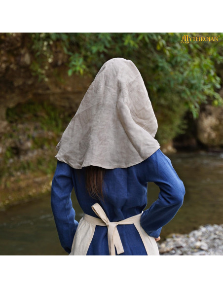 Velo medieval doncella iluminada en...