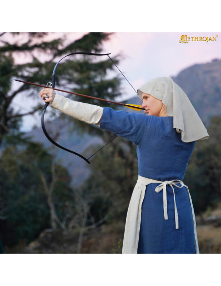 Velo medieval del Peregrino en lino -...