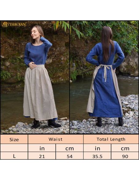 Mittelalterliche Bäuerinschürze aus...