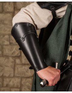 Lilith-Armbänder Fantasie aus schwarzem Leder 2
