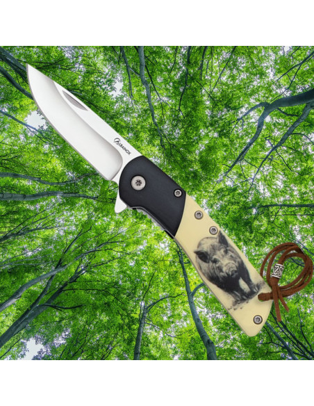 Jachtmes Jabalí Albainox, zwart...