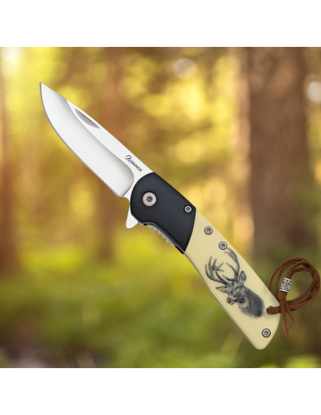 Ciervo Albainox kniv, sort ABS træ...