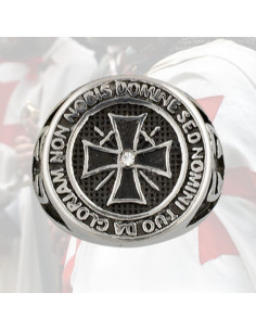 Anillo Cruz Caballeros Templarios