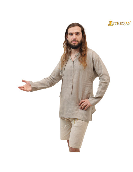 Camisa medieval hombre en lino
