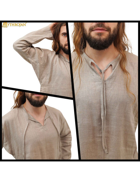 Camisa medieval hombre en lino