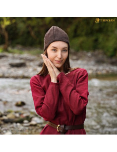 Gorro Vikingo Birka en lana marrón 2