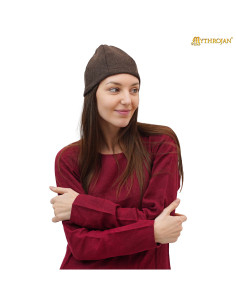 Gorro Vikingo Birka en lana marrón