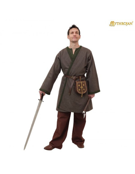 Vikinger Wollmantel Klappenrock oder...