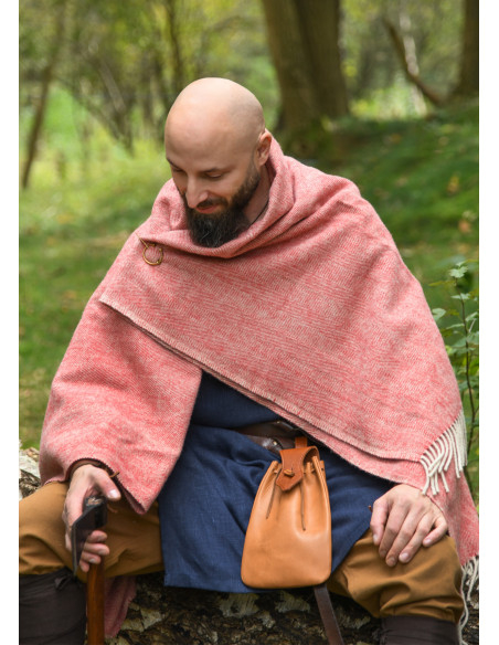 Chal de lana espiga estilo medieval,...