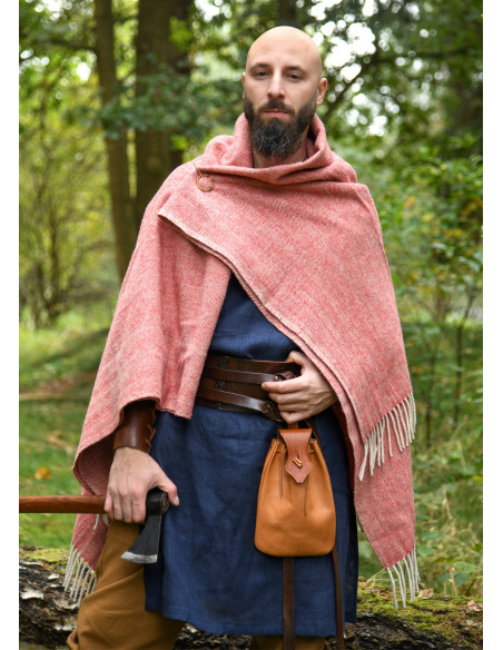 Chal de lana espiga estilo medieval,...