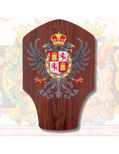 Tafel zum Aufhängen von Schwertern, Wappen von Toledo...