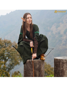 Vestido medieval modelo aventurera, en algodón 2