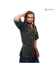 Kurze Wikinger-Tunika aus Baumwolle Modell Ragnar 2