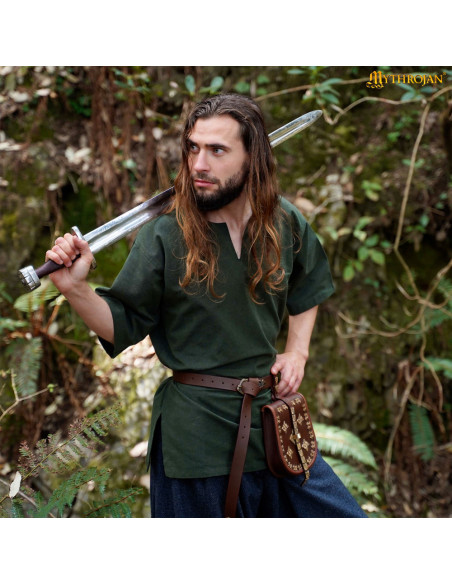 Túnica vikinga corta en algodón...
