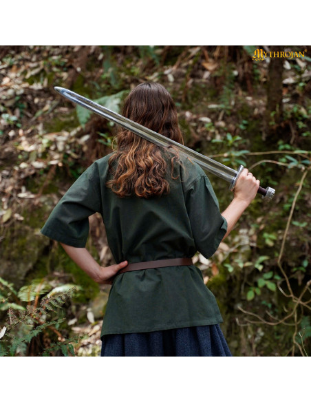 Kort vikingetunika i bomuld model Ragnar