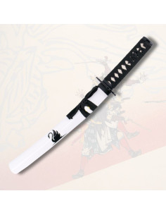 Tanto decorativo vaina blanca decorada Cisne (82 cm.) 2
