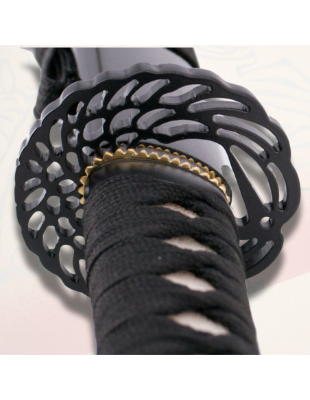 Functionele wakizashi met zwarte...
