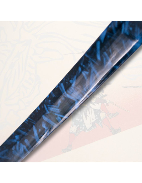 Funktionales Wakizashi mit schwarzer,...