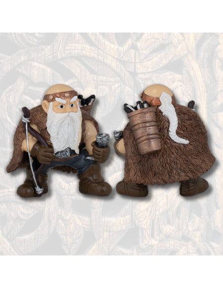 Vikingearkeren figur i resin (10,5 cm.)