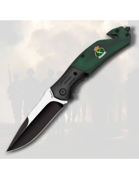 Noodmes Albainox groen Guardia Civil (19,6 cm.)