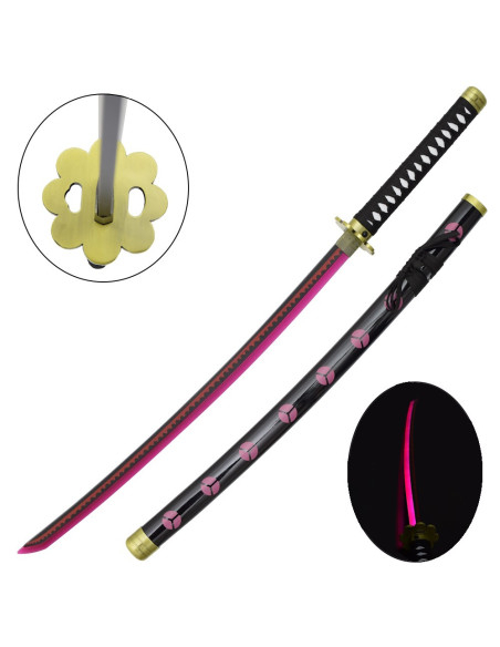 Katana LED no oficial Shushui de Zoro...