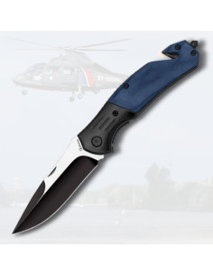 Rettungsmesser Albainox Stamina blau (19,6 cm.)