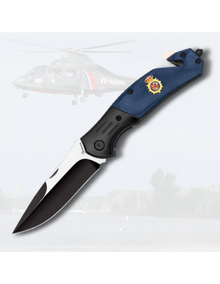 Rettungsmesser Albainox blau Polizei...