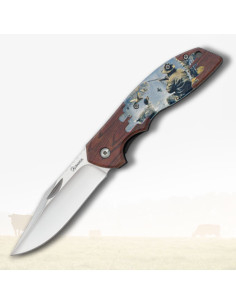 Dekoriertes Taschenmesser Albainox ABS Cazador 3D (21,4 cm.)