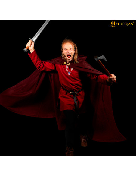 Mittelalterlicher Wollumhang mit...