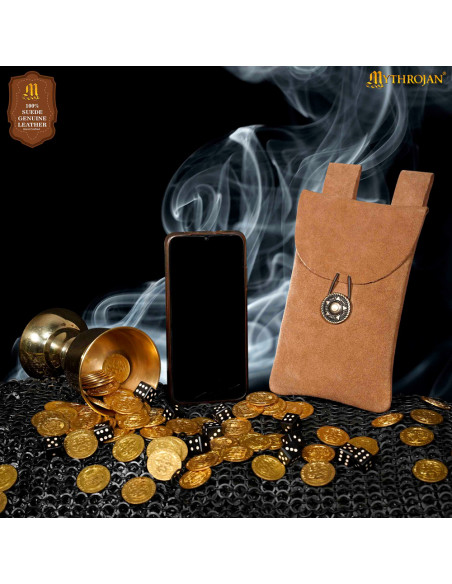 Middelalderlig taske til bælte i...