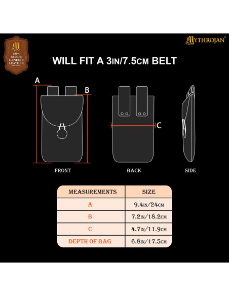 Mittelalterliche Gürteltasche aus...
