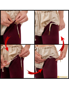 Piernas medievales en lana modelo Oswald 2