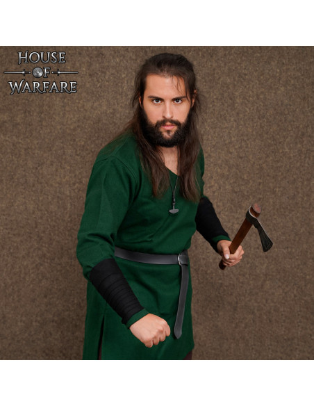 Vikingearmbånd i uld, sort