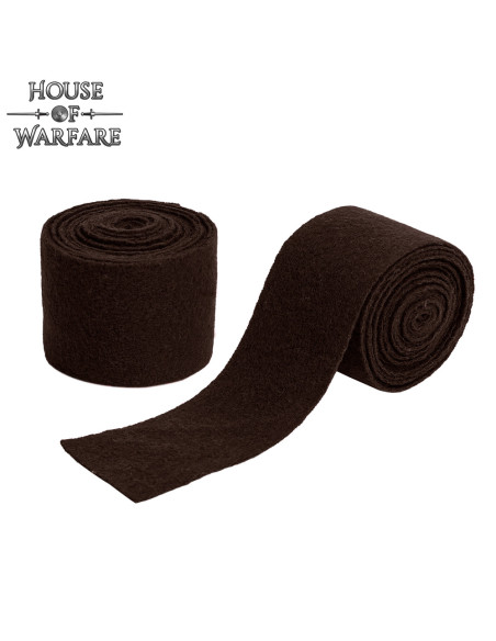 Vikingerarmband aus Wolle, braun