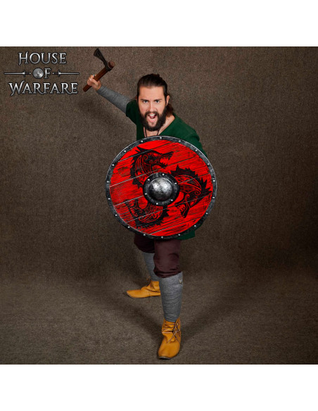 Vikingarmband van wol, grijs