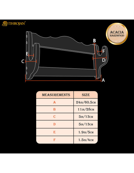 Soporte de pared para rifles, en...