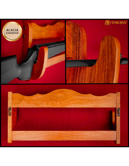 Soporte de pared para rifles, en...