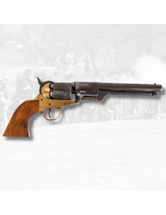 Revólver Confederado negro envejecido, USA 1860