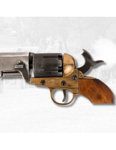 Sort, patineret konfedereret revolver, USA 1860 2